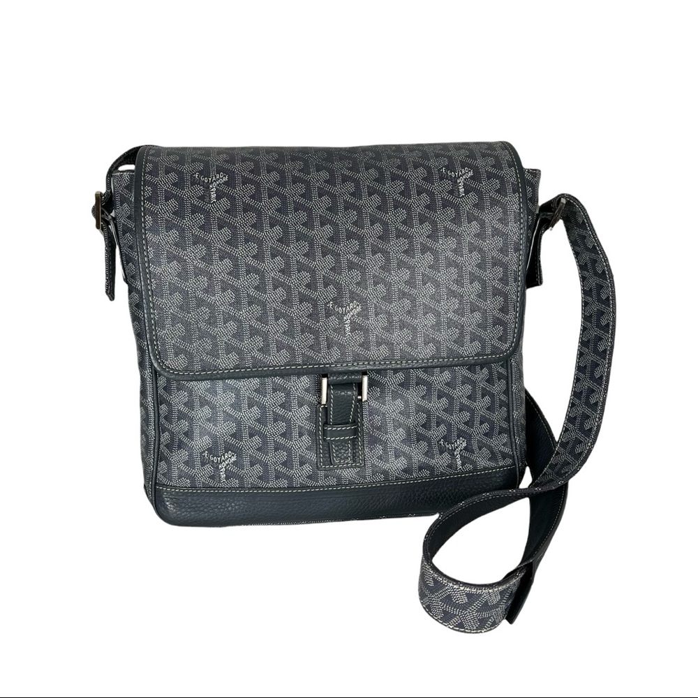 Goyard Grand Bleu MM Crossbody Messenger Bag